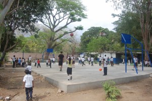 bball ct ball in air     